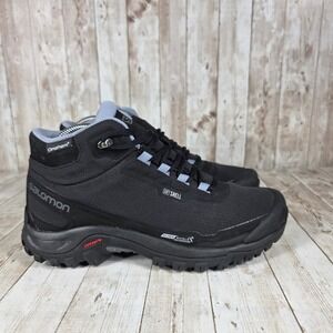 Salomon ClimaTherm Soft Shell Waterproof Hiking Trail Running Boots - Womens 8